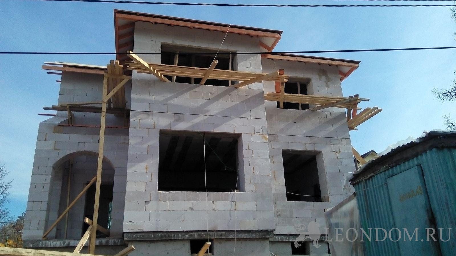 Пристрой из газобетона Пристрой из газобетона