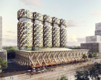 ЗИЛ Башня от студии Neutelings Riedijk Architects в Москве, Россия