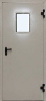 Стальная дверь ДП-1 60 остекленная (VALBERG)