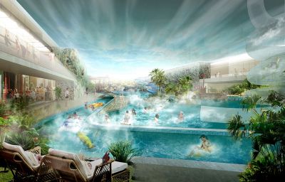 Концепция реконструкции бассейна «Лужники» © Архитектурное бюро Асадова