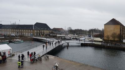 Мосты для пешеходов и велосипедистов через каналы Кристиансхаун и Транграун © Barbara Feichtinger-Felber