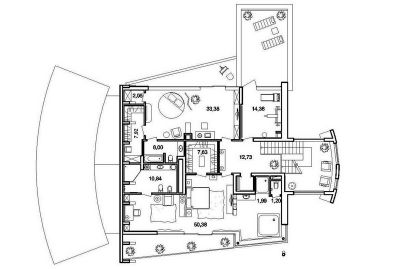 План 2 этажа © Архитектурное бюро Романа Леонидова