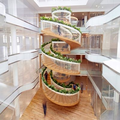Спиральная лестница от Paul Cocksedge в одном из лондонских офисов