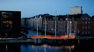 Мост Cirkelboen в Копенгагене