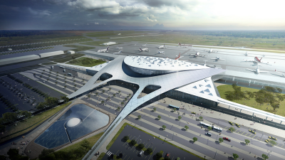 Международный аэропорт «Симферополь» © Архитектурное бюро Асадова