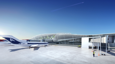 Международный аэропорт «Симферополь» © Архитектурное бюро Асадова