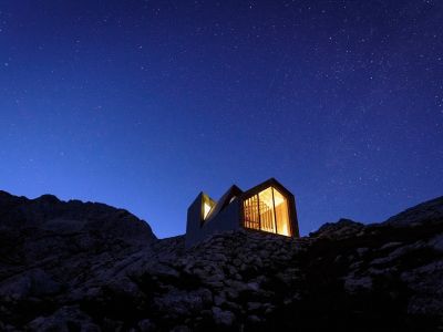 Уникальный проект домика в альпах
