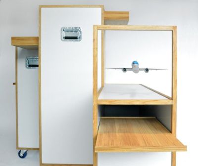 Инновационный шкаф на колесиках, представленный студией Knol