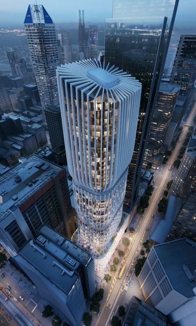 По проекту Захи Хадид будет построен небоскреб в форме «многоярусной вазы»
