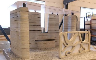 В Нидерландах установлен 3D-принтер по печати из бетона