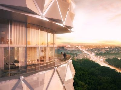 ЗИЛ Башня от студии Neutelings Riedijk Architects в Москве, Россия
